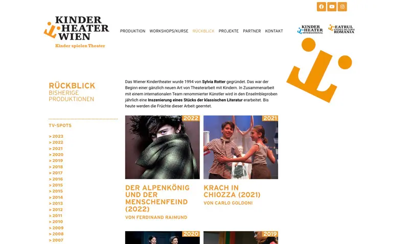 Rückblick auf vergangene Produktionen